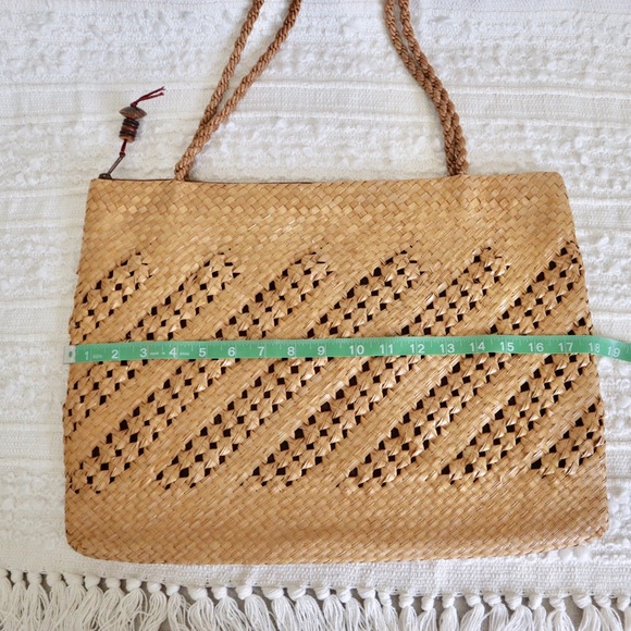 Boho straw bag - Picture 4 of 7